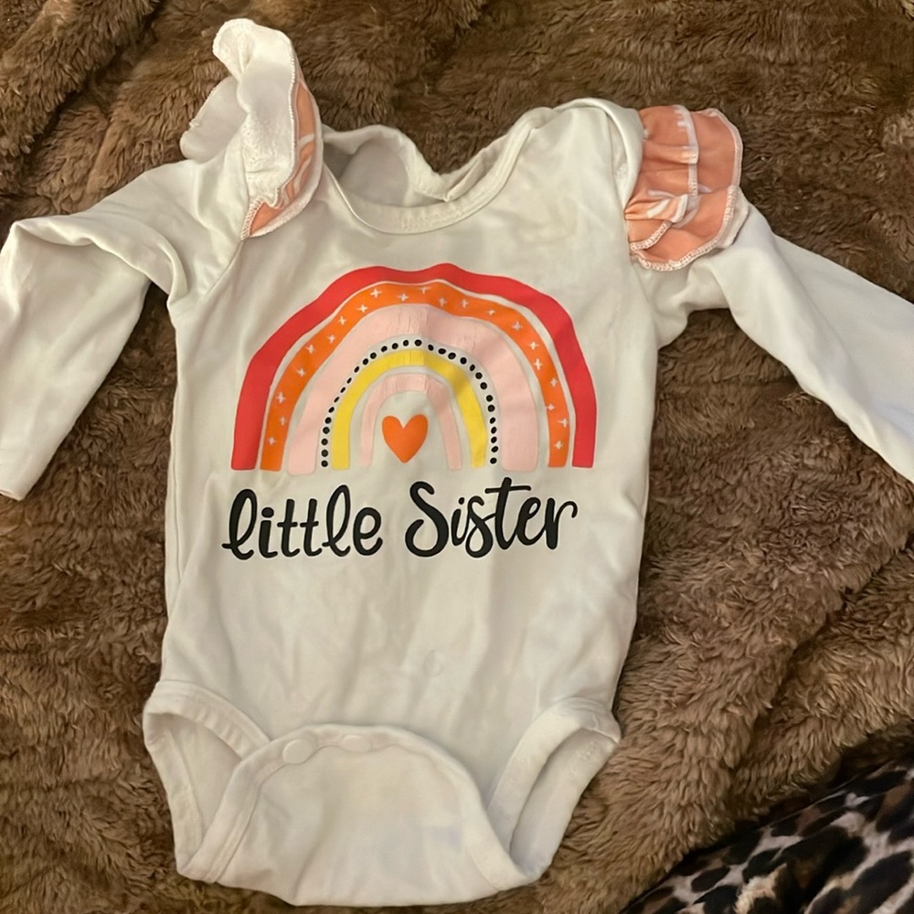 Rainbow onesie